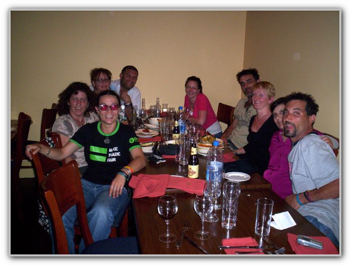 Cousins Stuart & Karen and Jones Family at Gogos Curry House Feb 16th 2007